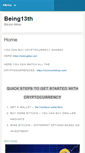 Mobile Screenshot of being13th.com